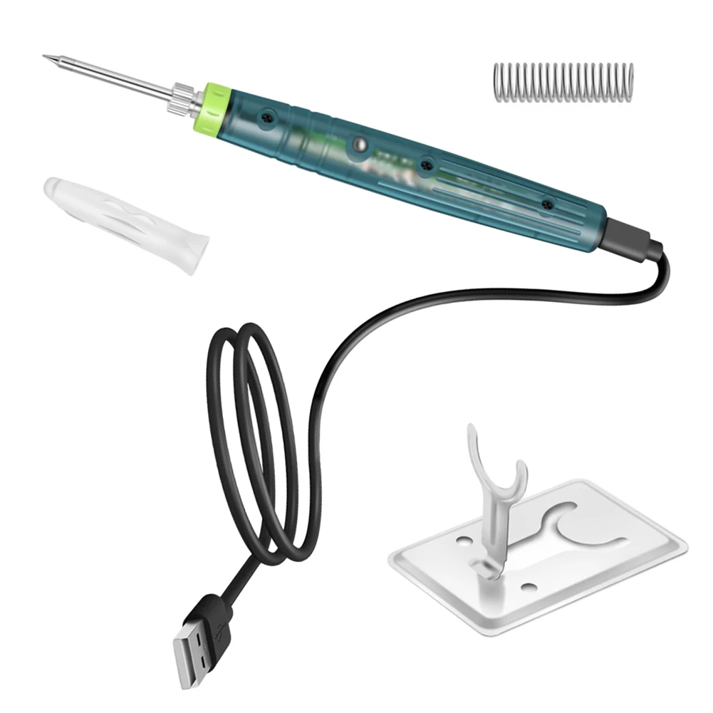 8W USB Soldering Iron Mini Portable Professional Pen Soldering Iron Station Tip Indicator Powered Kit Tools With Fast Heating portable usb soldering iron professional electric heating tools rework with indicator light handle welding gun bga repair tool