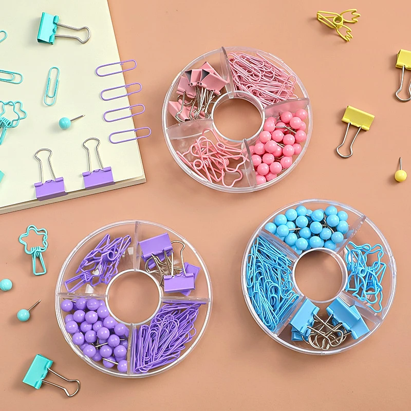 Office Supplies Binder Clips Colorful Office Binder Clips 100 Pcs/set Colorful Aliexpress