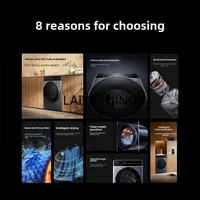 MJY ultra-clean washing drum washing machine ultra-thin fully embedded automatic washing and drying integration 2