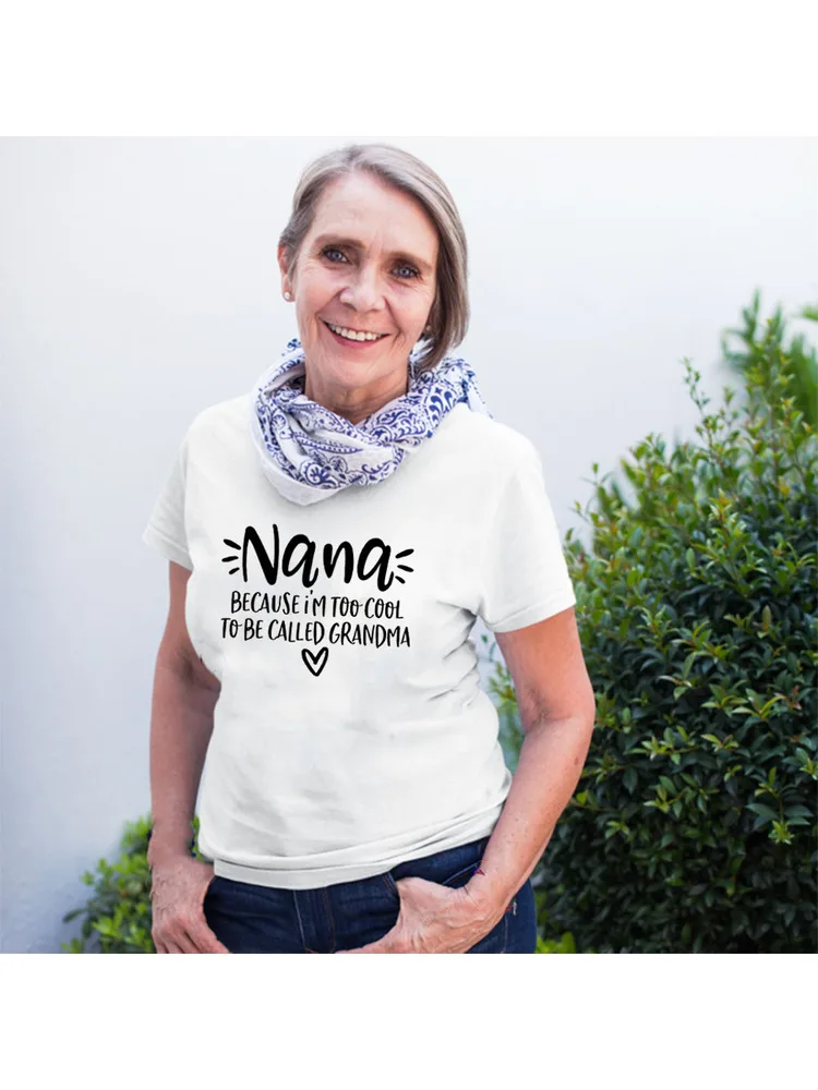 Cool Grandma Shirts Tees Nana Gifts Grandma Nana Shirts Women Grandma Tops Tees Tops T