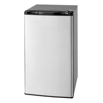 SucceBuy Mini Fridge Single Door Compact Refrigerator Adjustable Temperature Energy Efficient Small Refrigerator for BedroomDorm 1