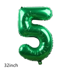 Cartoon Game Party Decor Set with Balloons, Banner, and Tableware - Other (1pc 32inc Number)