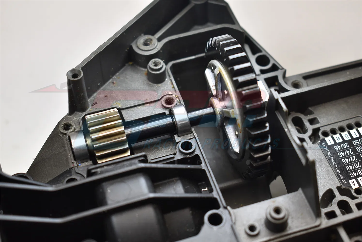 GPM Upgrades 4140 Juego De Eje De Transmisión Central De Acero Al Carbono Mediano Para 1/5 X-Maxx 6S 8S Monster Truck-77076-4 (negro