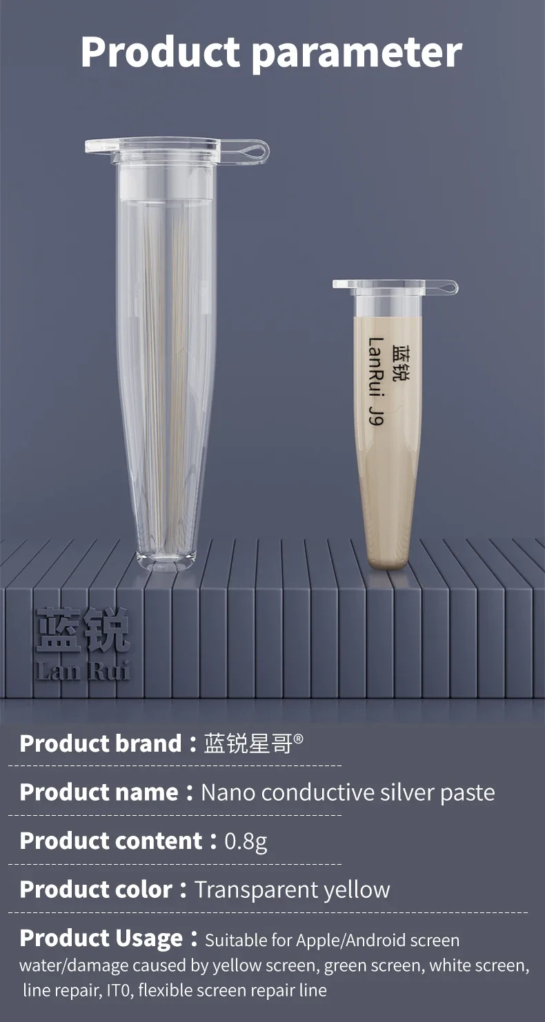 Nano-conductive Silver Paste Low Resistance Line Cable Screen