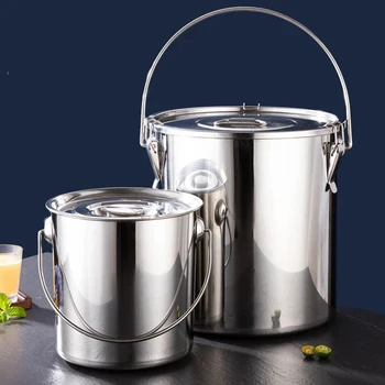 Stainless Steel Stock Pot – Large Capacity Saucepan with Lid for Soup & Stew 1