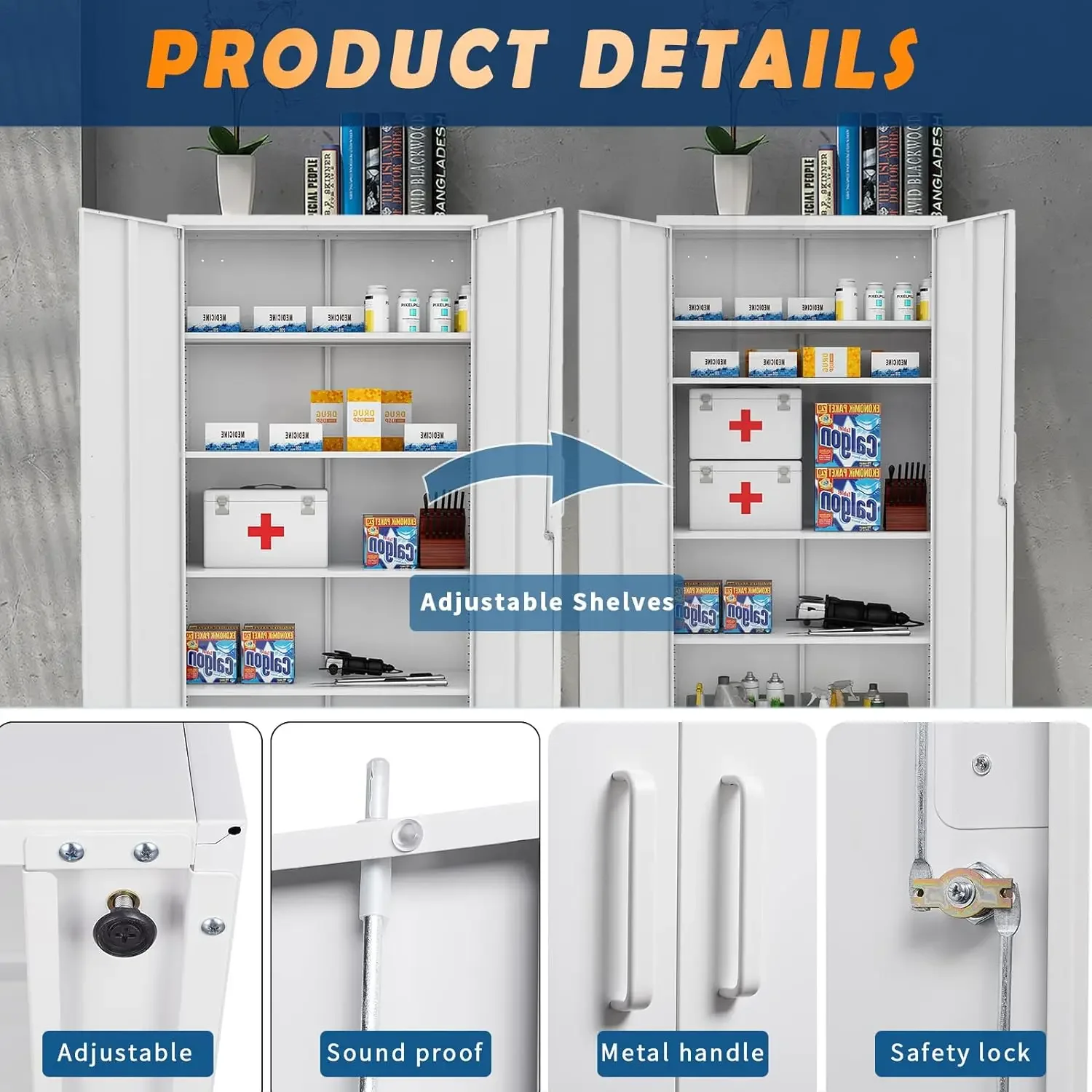 Kitchen Tools, latest model adjustable kitchen storage locker, standing, 66% off price