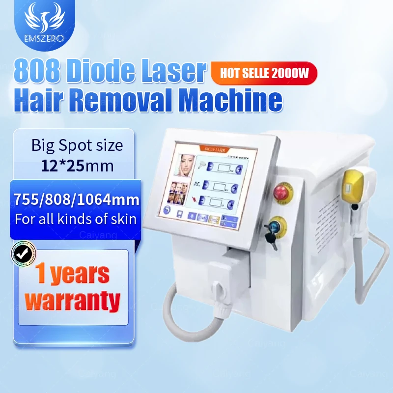 

2000W 808 DioDe Laser 3 Wavelength Ice Platinum Hair Removal 755nm 808nm 1064nm Diode Equipment