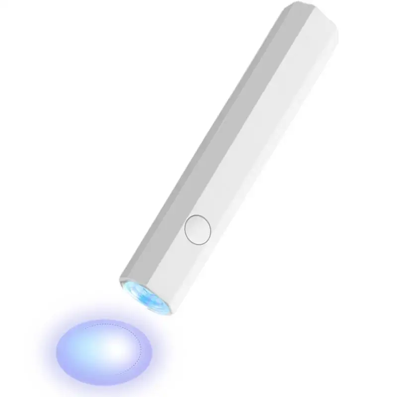 

Portable UV Light For Nails Nail Art Flashlight One-line Handheld Quick Dry 360 Illumination Light 2 Timing Modes Nail Dryer