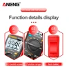 ANENG AN8009 Digital Multimeter Transistor Testers Capacitor True-RMS Tester Automotive Electrical Capacitance Meter Temp Diode 5