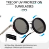 Lue's House ND9 Adjustable Dimming Sun Glasses Polarized Round Sunglasses Men Women Retro Punk Fishing Eyeglasses Outdoor Shades UV400 Glass - Thumbnail Image 2