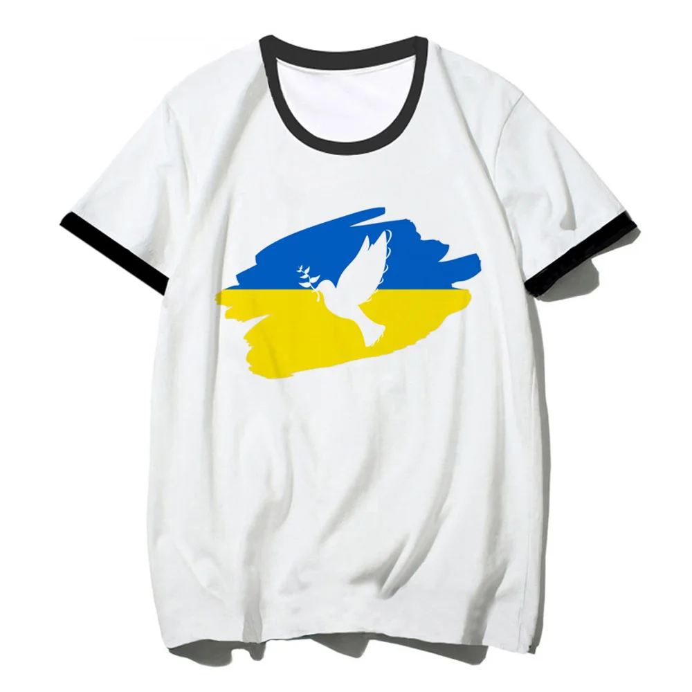 

Украинский Топ, женская футболка с графическим рисунком, забавная японская аниме одежда для девушек