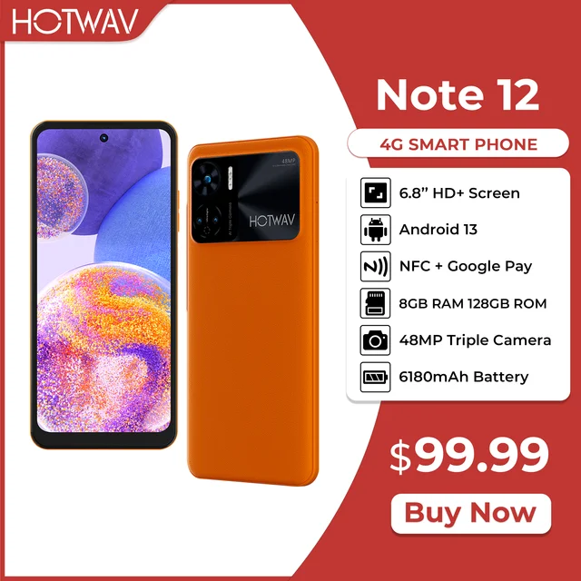 HOTWAV Note 12: A Powerful and Immersive Smartphone Experience