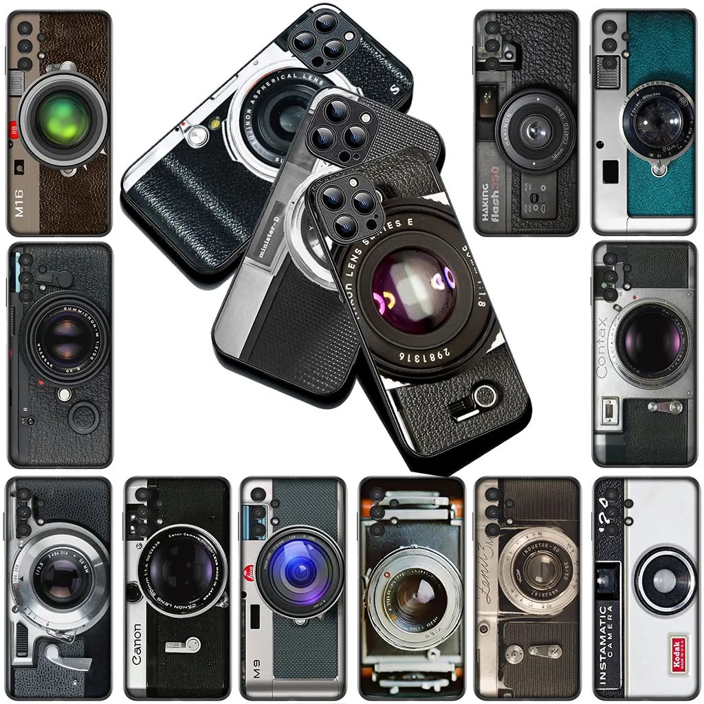 Retro Style Fashion Camera Vintage Phone Case - Stylish Protective Cover