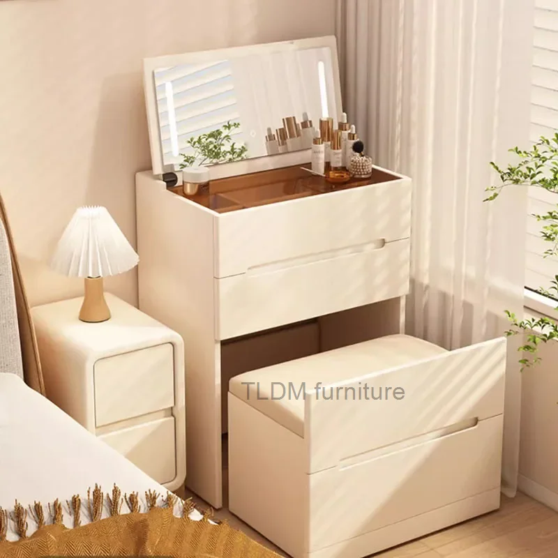 

Storage Stool Dressing Table Luxury Nordic Bedroom Luxury Dressing Table Living Room Meuble De Chambre Interior Decoration