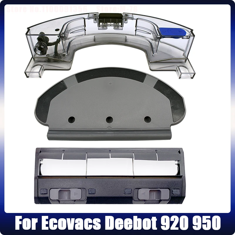 Mop Pano Suporte Principal Rolo Escova Capa Tanque de Água Substituir para Ecovacs Deebot Ozmo 920 950 Robô Aspirador de pó Peças Reposição