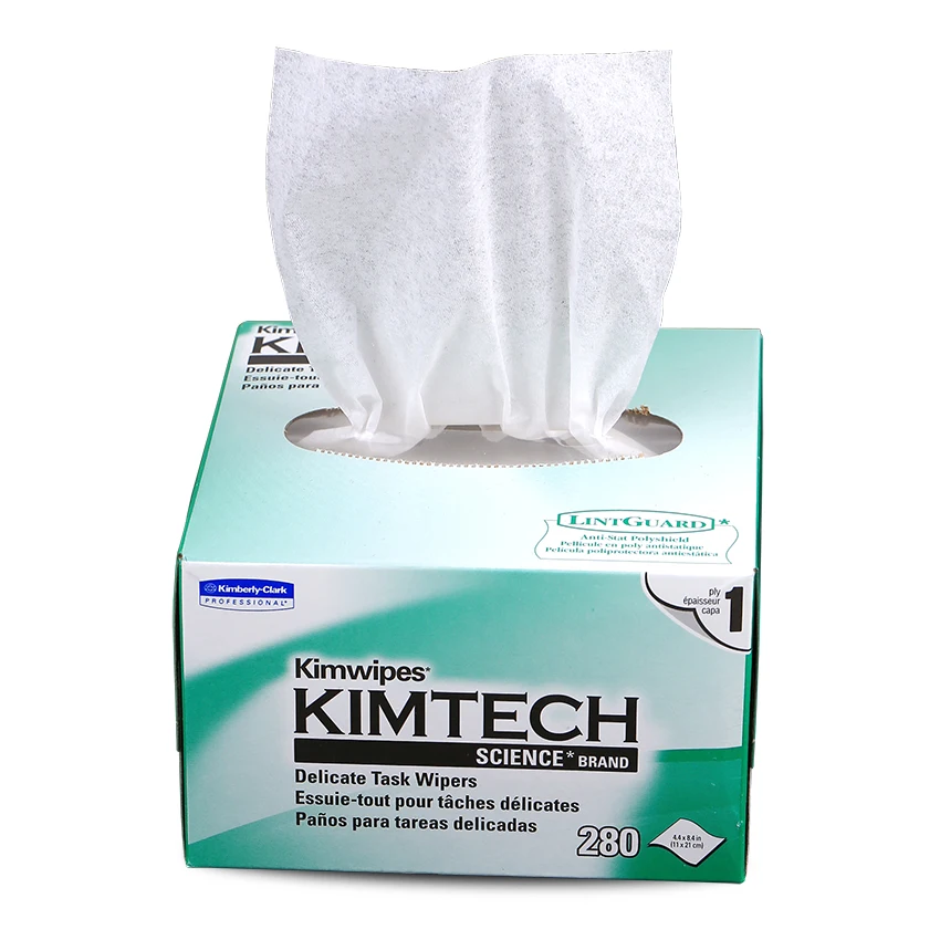 Optical Fiber End Face Wipe Paper 280 PCS/Pack Fiber Cleaning Paper Packes KIMTECH Dust-Free Paper Anti-Static Wipe 100pcs pack 9x9cm anti static dust free cloth cleaning wipe cloth for phone repairing