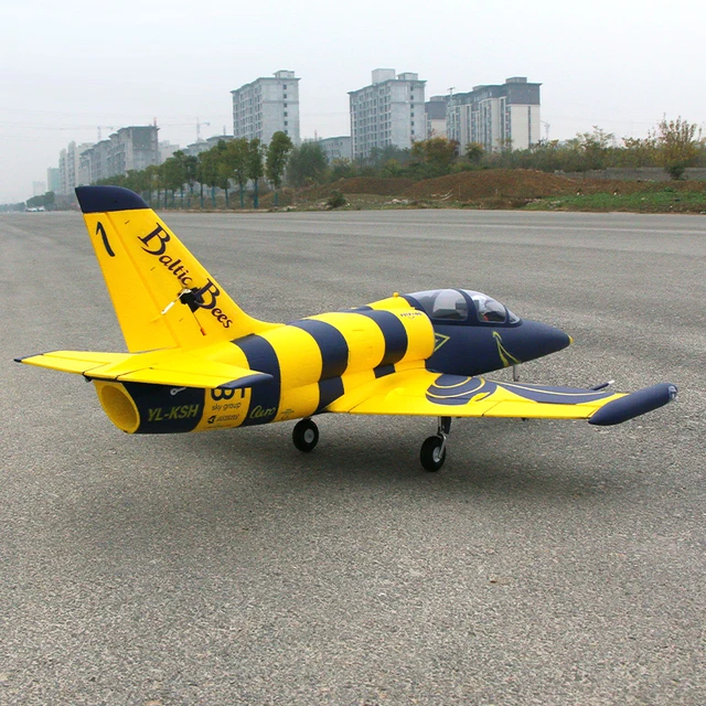 6 CH FlyFans Baltic Bees L-39 Albatros 64mm RC EDF Jet PNP Version Plane 2