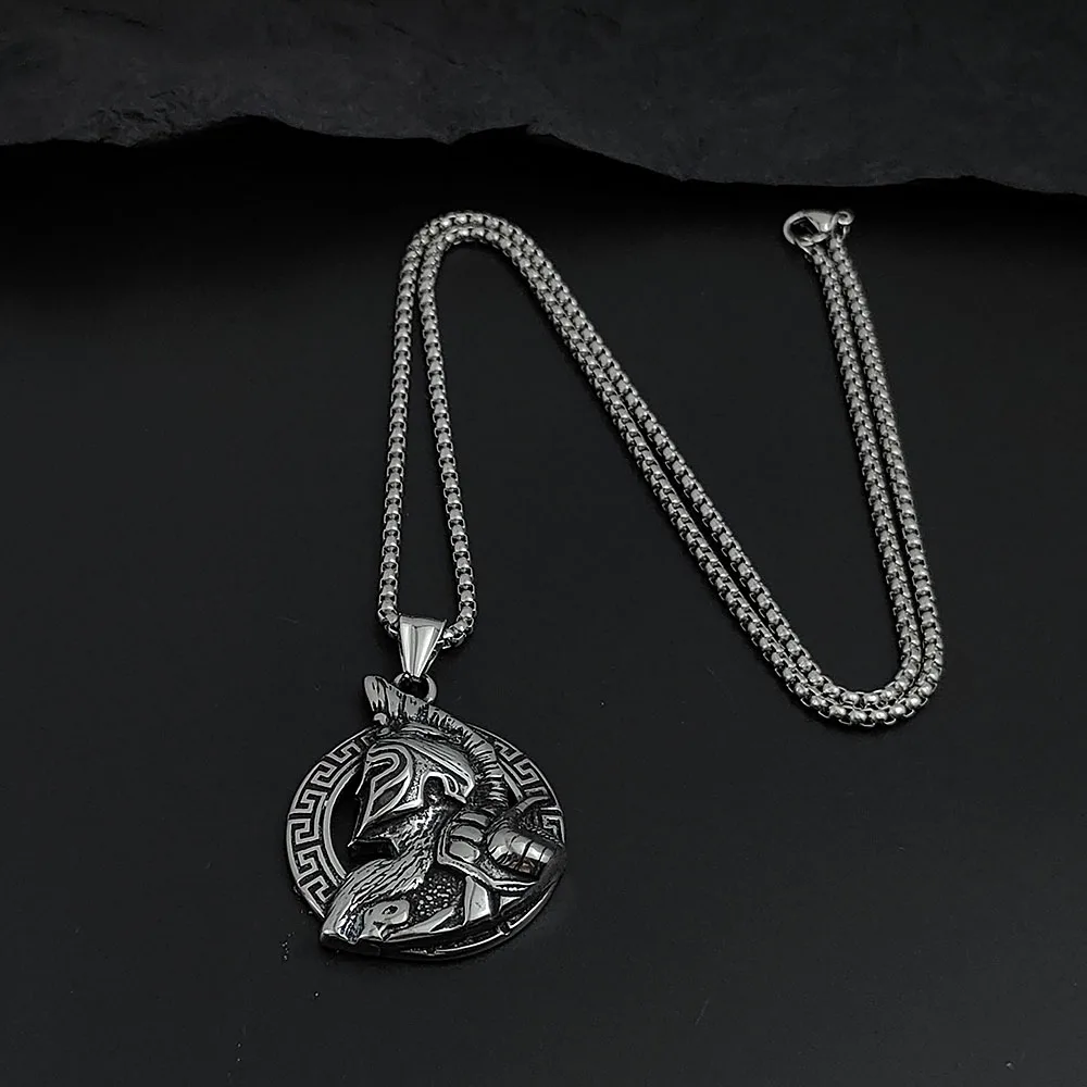 Collier grec Spartan Warrior