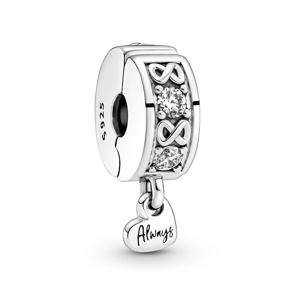 

Подлинный женский браслет-браслет с паве «всегда семья»