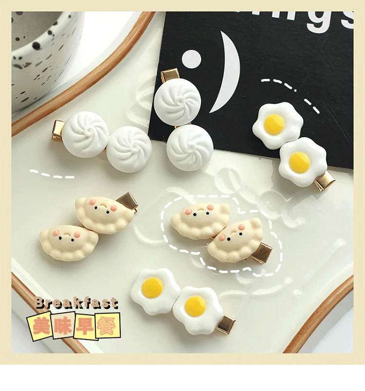 Presilha de cabelo divertida design comida para mulher e criança_voghion.com