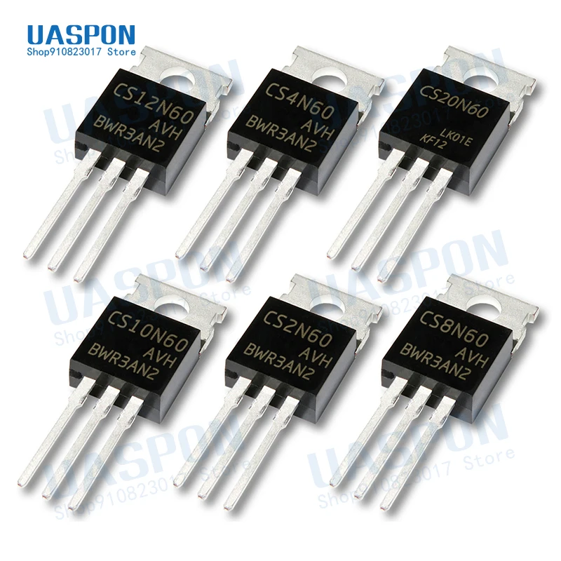 5pcs CS20N60 TO 220 20N60 CS20N60A8H CS2N60A8H CS4N60 CS8N60A8H CS8N60 ...