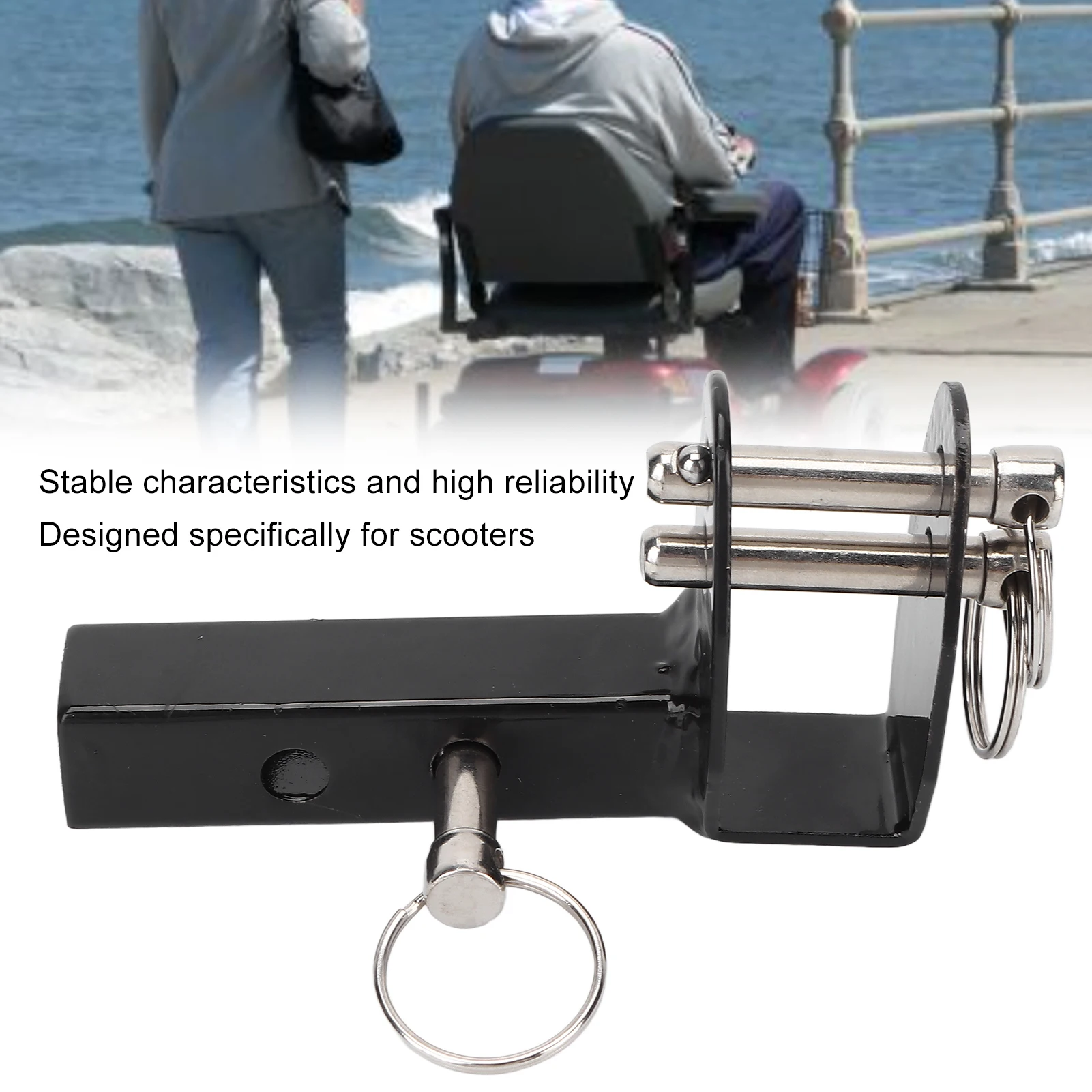 Professional Mobility Scooter Rear Mounting Bracket Aluminium Alloy Scooter Replacement Accessory