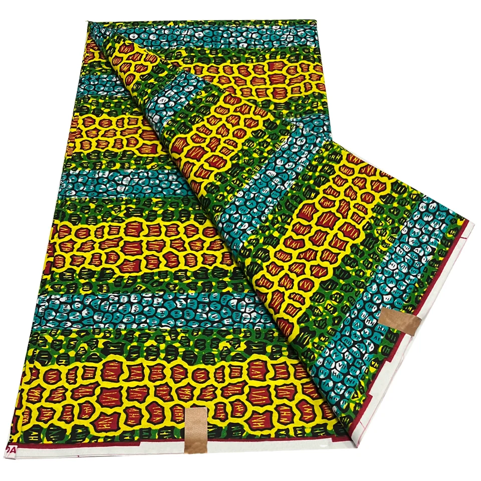 Veritable Wax Guaranteed Real wax print fabric dutch hollandais pagne africa Dress Cotton