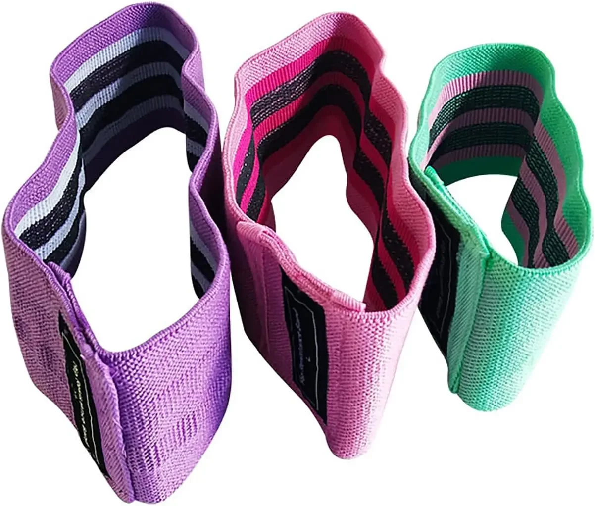 Fabric Resistance Bands for Yoga, Legs, and Glutes - Ideal for All Levels