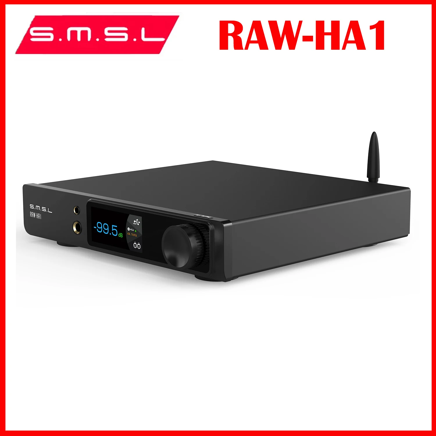 SMSL RAW-HA1 파워 앰프 MQA MQA-CD XU316 32Bit/768kHz DSD256 BT5.1 지원 LDAC APTX/HD SBC AAC SMSL HA1 앰프