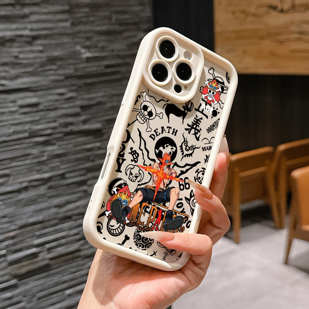 One Piece Aces Zoros Design Protective Phone Case
