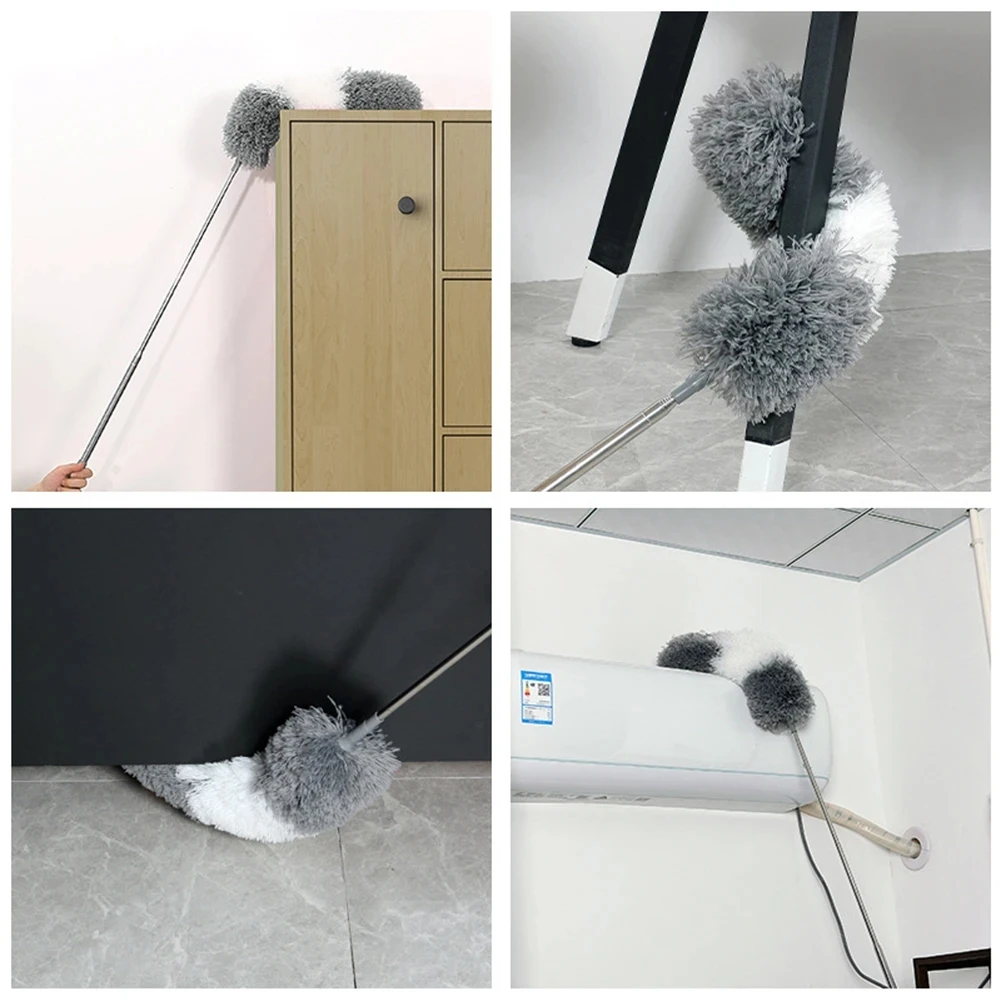 Microfiber Duster 280cm Extendable Cleaner Brush for Home Cleaning cleaning duster,retractable duster,microfiber duster brush,telescopic duster brush,microfiber dust brush,telescopic dust brush,telescopic dust remover
