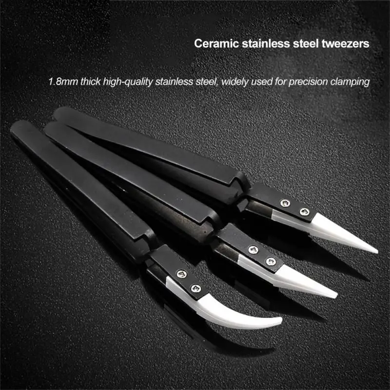 Ceramic Tweezers Precision Tweezers ESD Anti Static Tweezers Soldering Tweezers