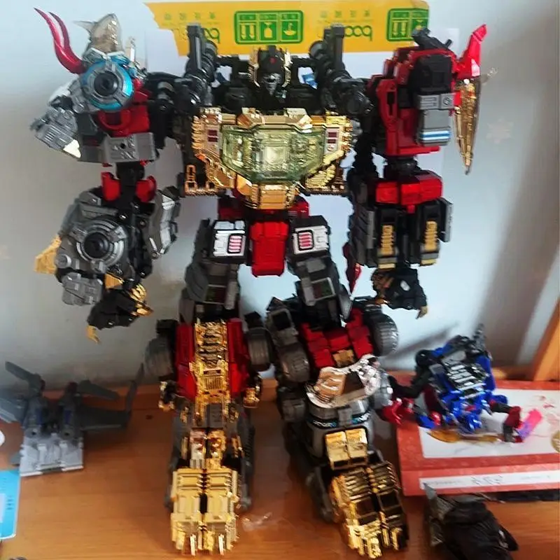 Фото В наличии G-Generation Dinoking Shura King Dinoking Volcanicus dinobot комбайнер экшн-фигурка робот-трансформер модели игрушки №3