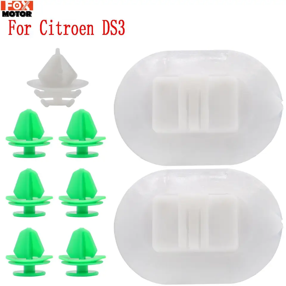 Set di Clip di Fissaggio per Gonna Laterale 10 Pezzi 1610186180 Sostituzione con Forte di Serraggio per DS3 2009-2015,Prodotti per stampaggio
