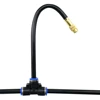 5/10/15/20pcs Free Bending Yellow Copper Mist Nozzle 8mm Straight Push Lock Joint Garden Watering Humidification Sprayer 5
