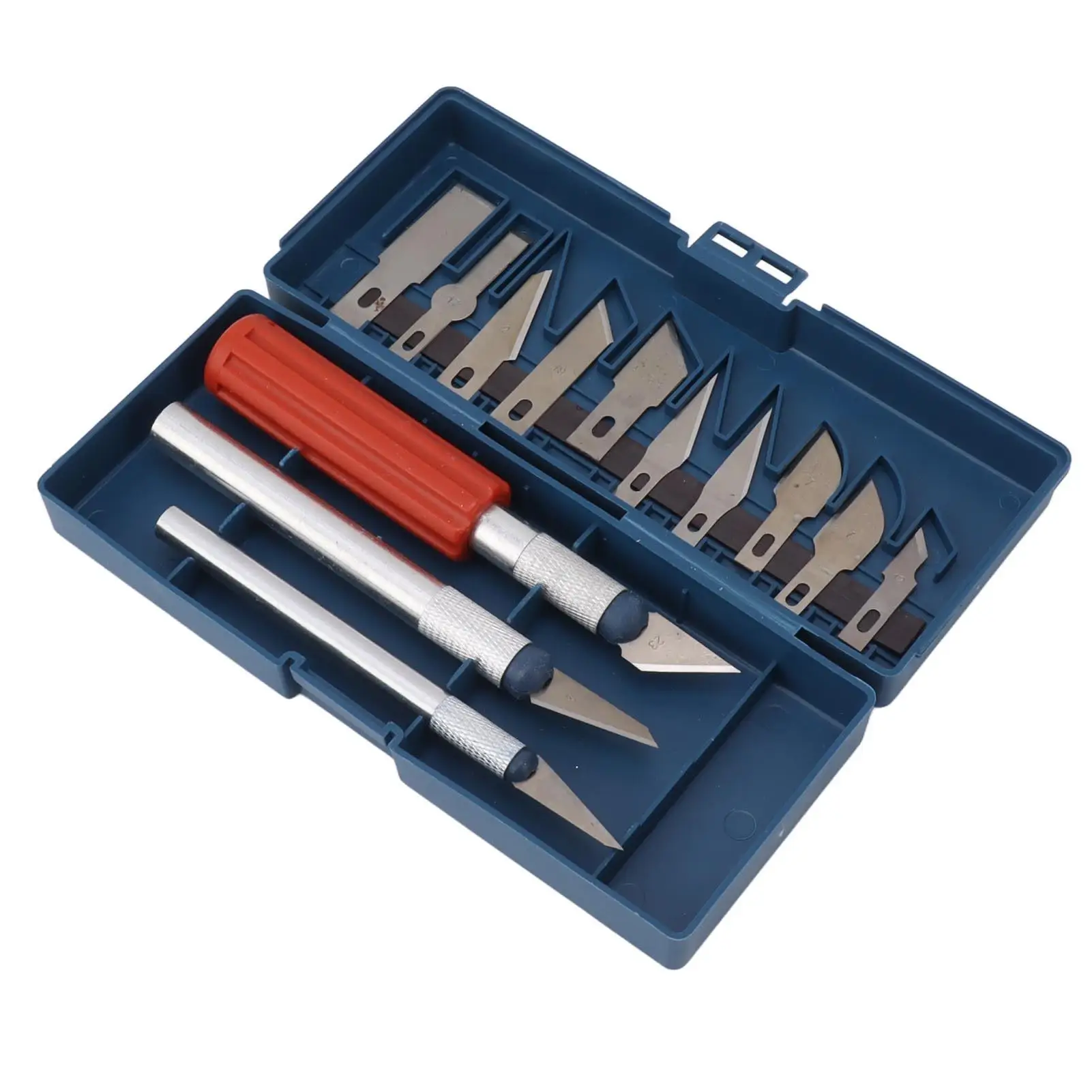 Wood Carving Tool Set Comfortable Handle Removable Steel Head Hand Carving Chisel Set Simple Clean for indoor Outdoor