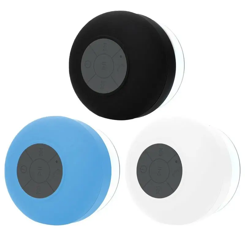 

Shower Mini Speaker Water Resistant Suction Cup Shower Speaker Player Comfortable Audio Music Player Unique Wireless Speakers