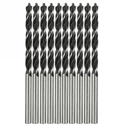 Premium Woodworking Spiral Drill Bit Set - 10 Piece Precision Wood Drills with Center Point (5mm)