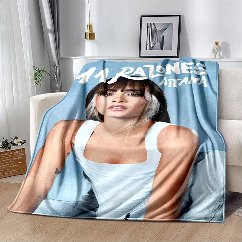3D Spanish Singer Cute Aitana Soft Plush Blanket,Flannel Blanket Throw Blanket for Living Room Bedroom Bed Sofa Picnic Cover Kid