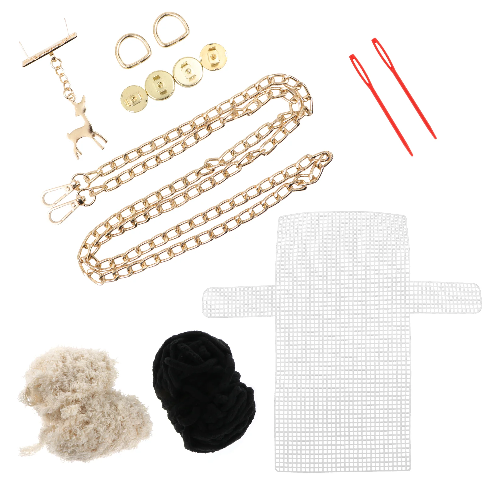 

1 Set DIY Stitch Purse Material Cross Stitch Kit Practical Handmade Accessory