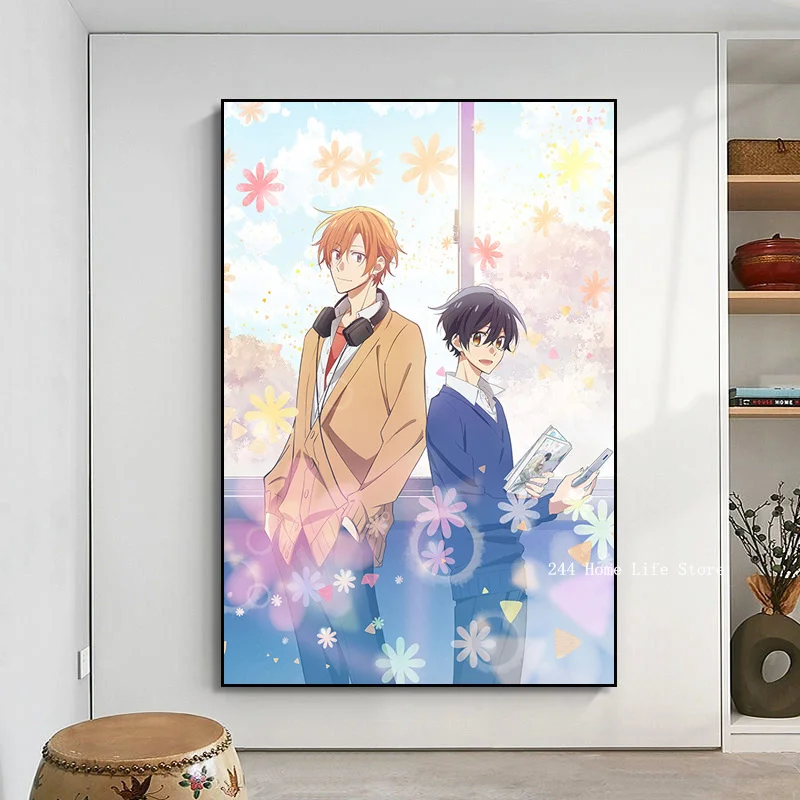 Anime Sasaki a Miyano Whitepaper Poster adesivo di carta impermeabile Coffee House Bar pittura murale artistica estetica