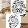 Mandala Animal Art Coloring Book 24 Page Gift For Adult Picture Book Birthday Party Relieve Stress Kill Time Graffiti Painting 4