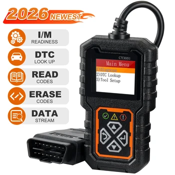 Lettore OBD Cy3001, Strumento Diagnostico per Auto, Scanner per Controllo Motore e Codici di Errore