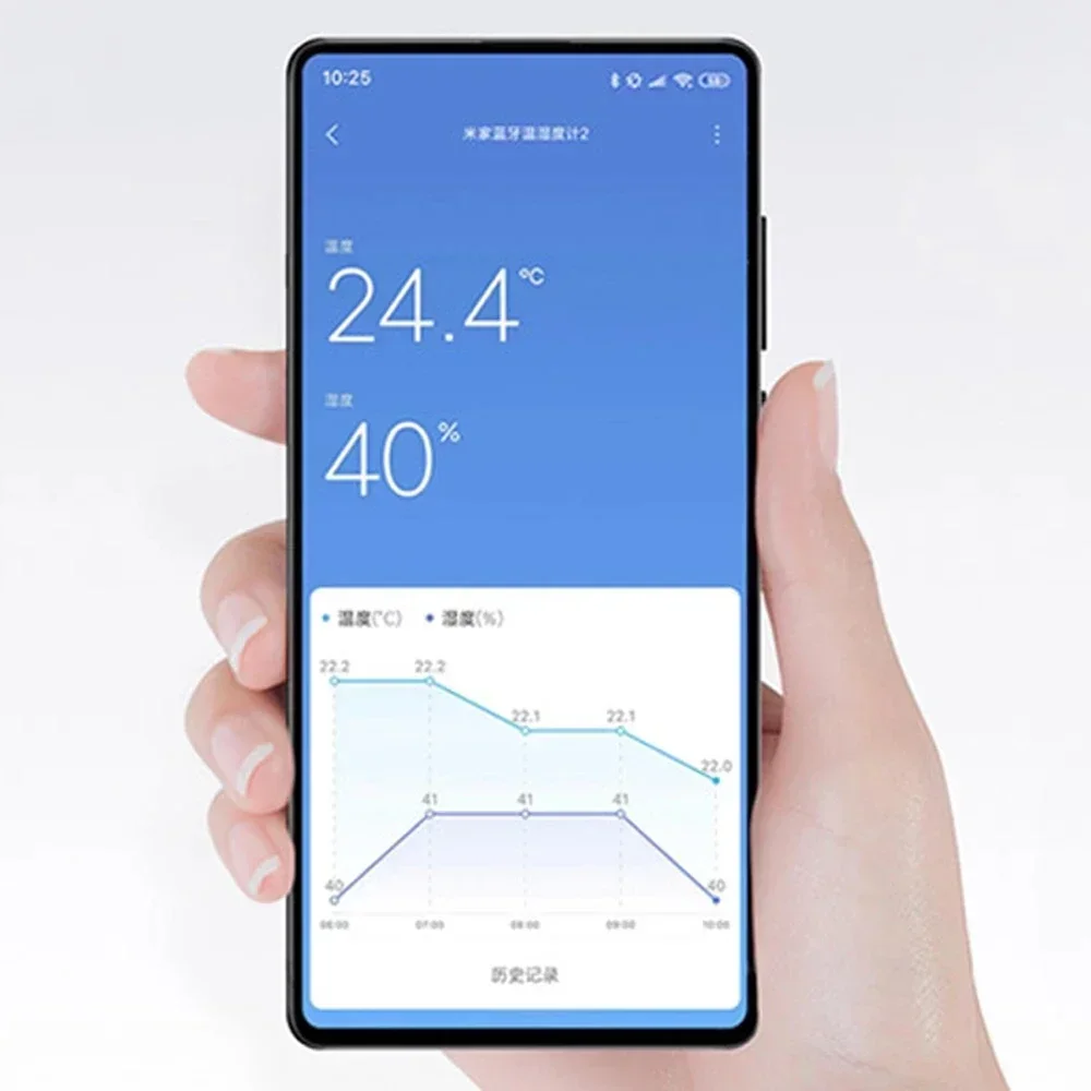 XIAOMI 2 Mijia Bluetooth Thermometer Hygrometer APP Control Wireless Smart Electric Digital Machine with Built-in Battery thermometer hygrometer digital thermometer temperature and humidity meter hygrometer thermometer