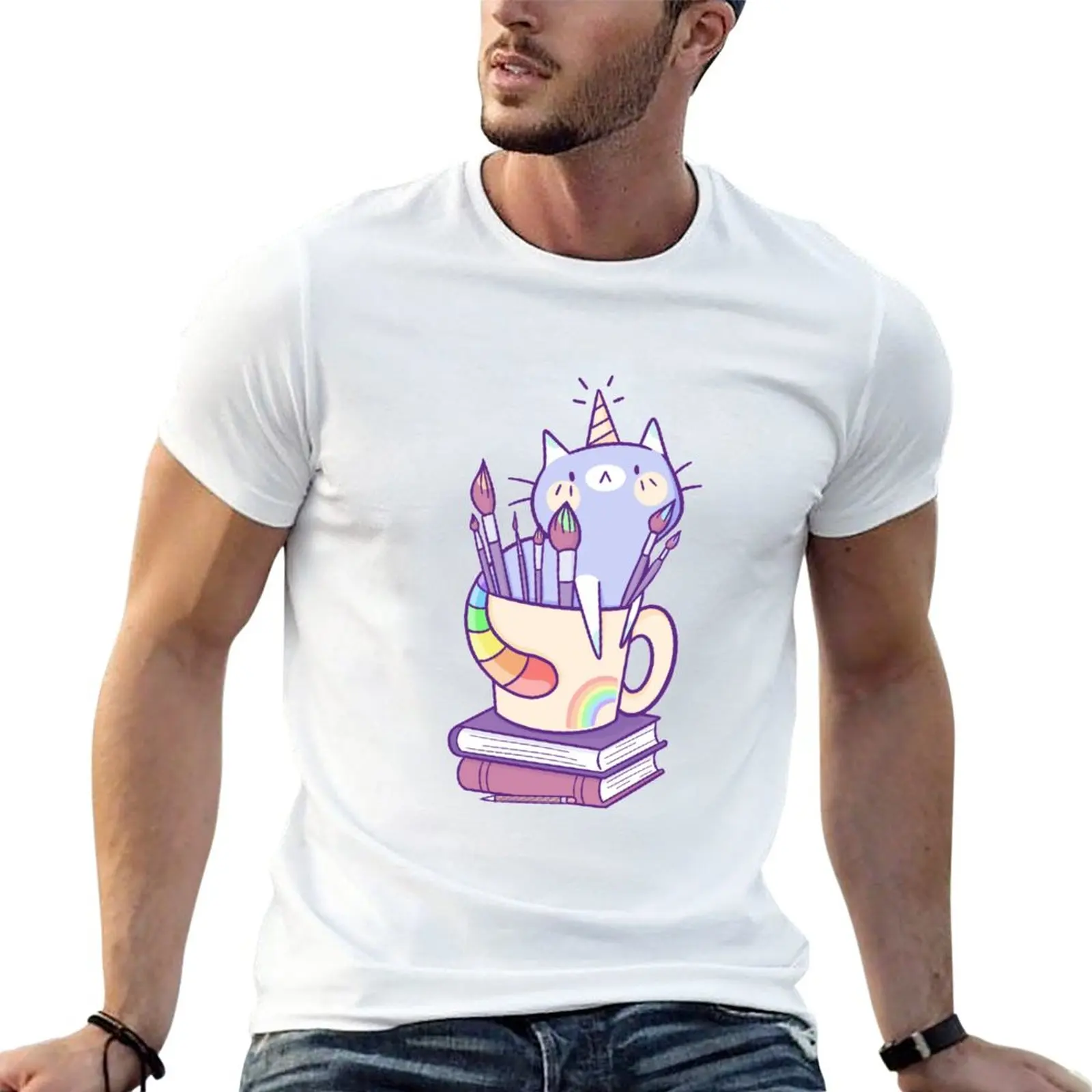 

Caticorn Artist T-Shirt customized t shirts t shirt man heavyweight t shirts for men