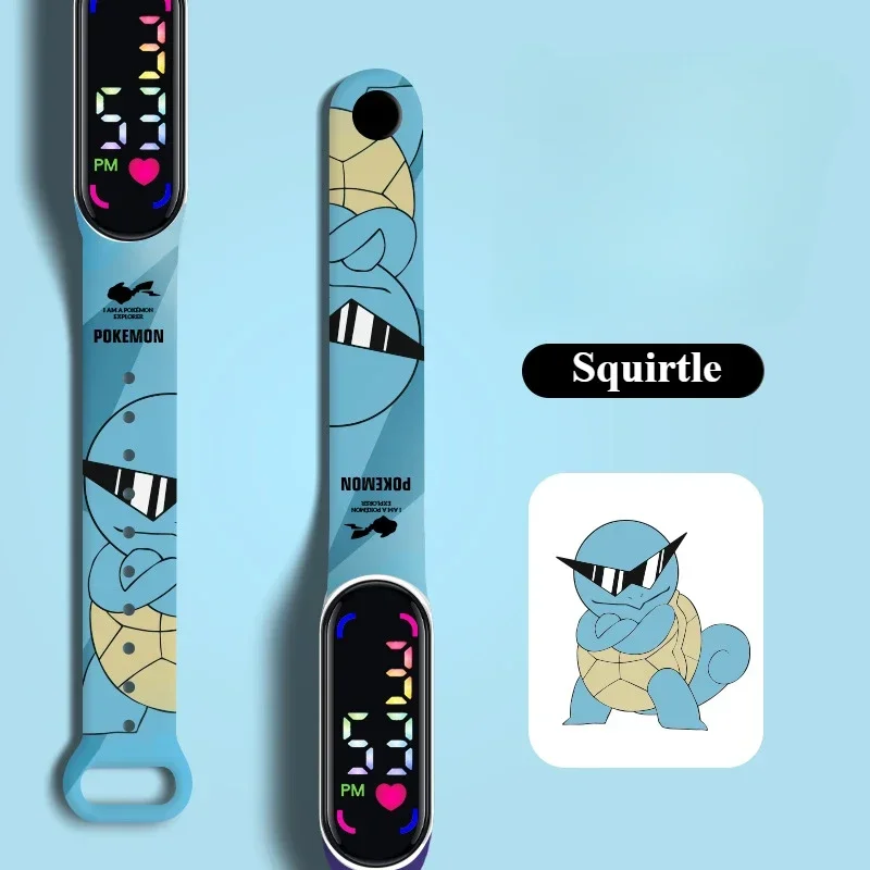 LED Touch Control Waterproof Kids Sport Watch with Silicone Strap