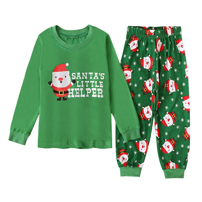 

Christmas Baby Boys Girls Long Sleeve T-shirt + Pants 2Pcs Clothing Sets Kids Baby Santa Claus Children's Clothes Suit
