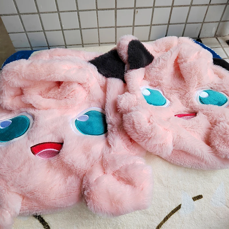 Huge Eevee Pokemon Gengar Pikachu Jigglypuff Holster Plush Toys Pokémon Kawaii Semi-finished Leather Holster Pillow Gift for Kid 4