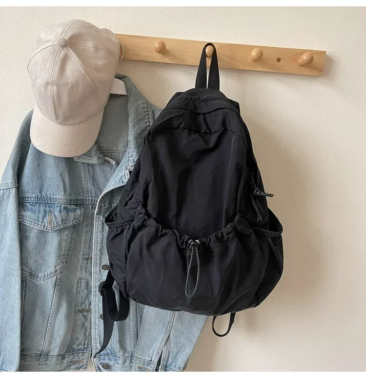 حقيبة ظهر عادية للنساء سعة كبيرة موضة طالب المدرسة...