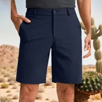 Business Men's Golf Shorts Summer Quick Dry Casual Flat Front Dress Shorts Stretch Hiking Work Wear Dress Shorts with 4 Pockets